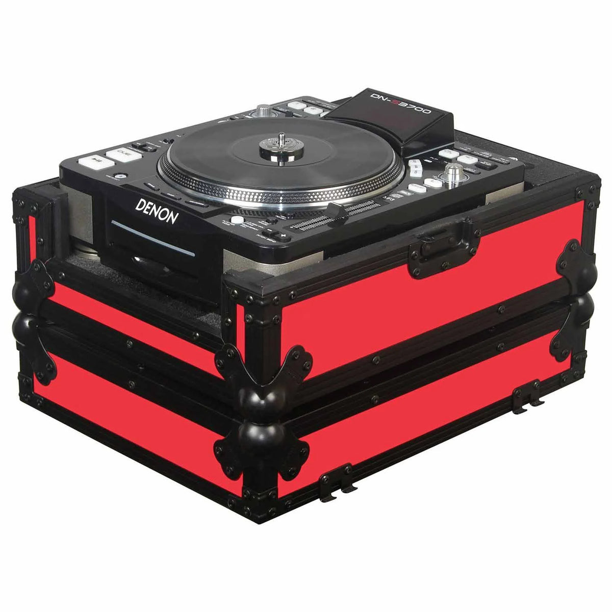 Red Large Format CD Player Case J8572