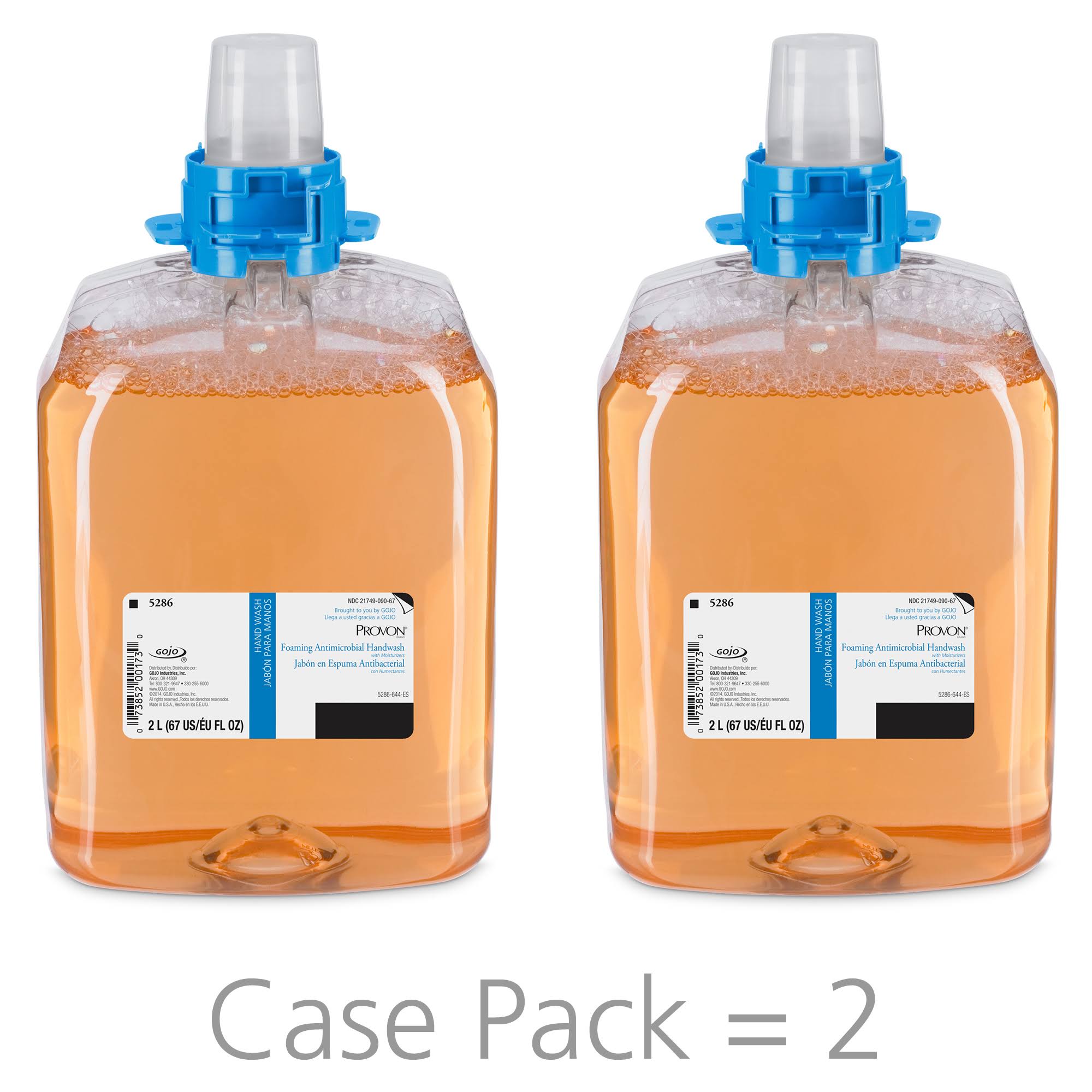Foaming Antimicrobial Handwash, 2000 mL, 2/Case Q777176