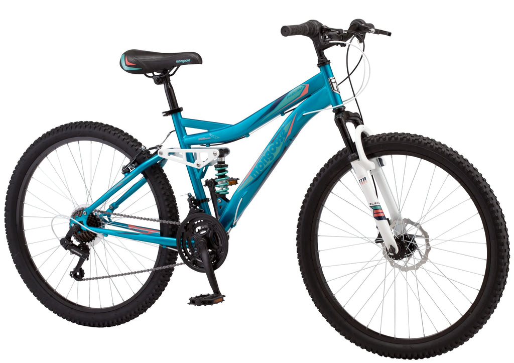 Teal Full-Suspension Mountain Bike R8096