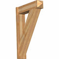 8x22W x 32x22D x 44x22H Traditional Arts and Crafts Outlooker, Western Red Cedar Q4182