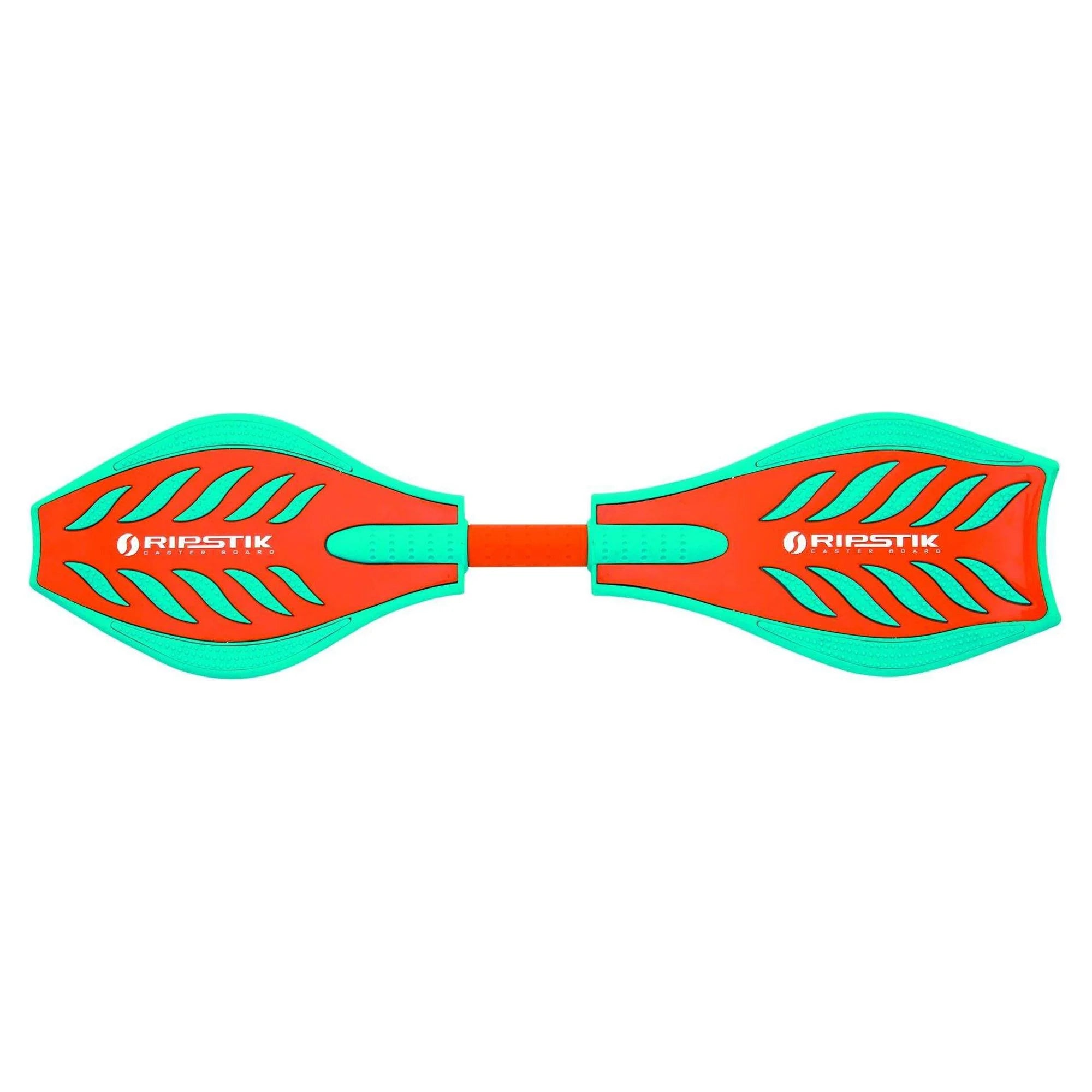 Orange and Teal 2 Wheeled Pivoting Deck Ripstik B809