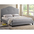 King Upholstered Bed with Headboard X3910