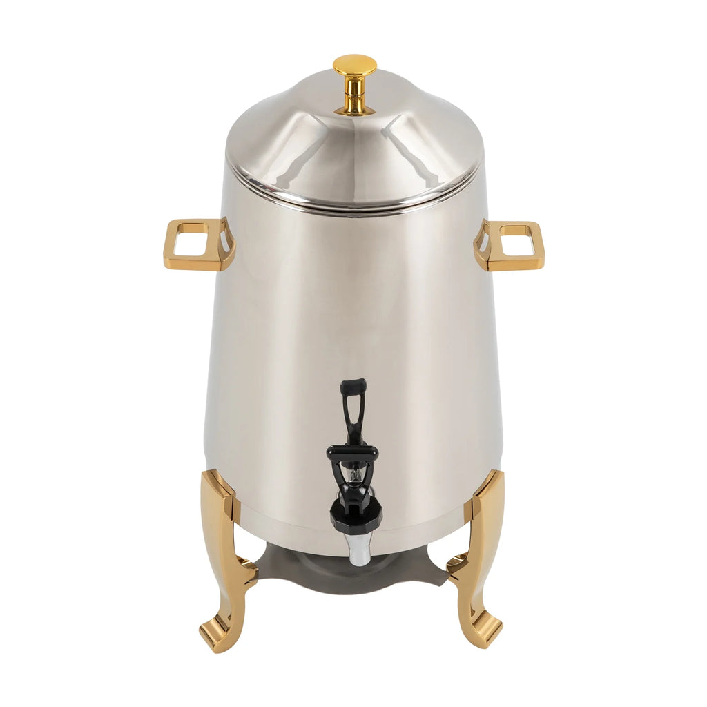 Heatable Stainless Steel Hot Beverage Dispenser with Spigot 13L D543816