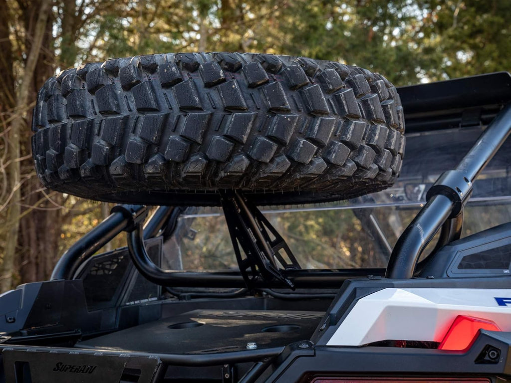 Satin Black Spare Tire Carrier for Polaris RZR PRO XP Z7001
