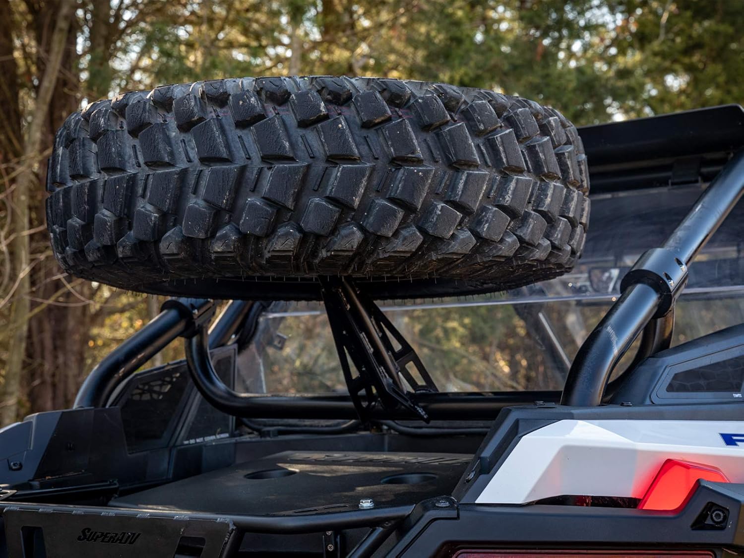 Satin Black Spare Tire Carrier for Polaris RZR PRO XP Z7001