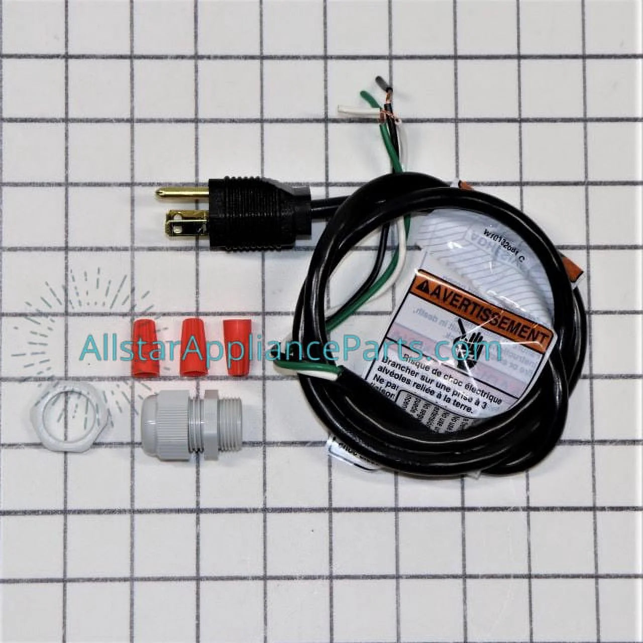 Range Vent Hood Power Cord V31045