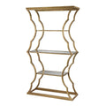 Antique Gold Leaf Finish Bookcase P33420