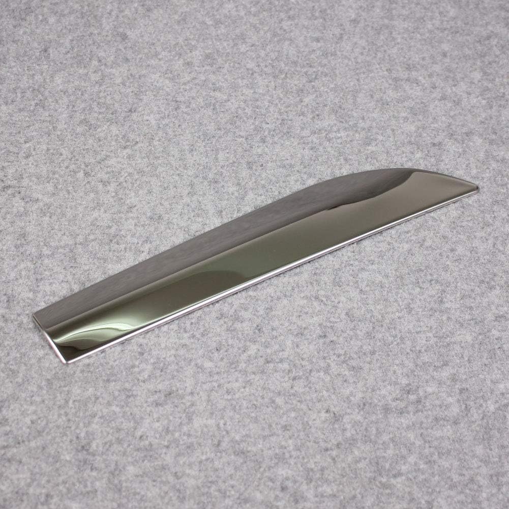 Front+Rear Bumper Corner Protection Cover Trims Stainless Steel Pack of 2 C6304