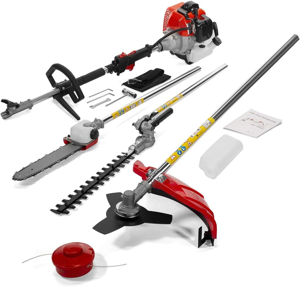 Gas 4 in 1 Pole Saw Hedge Trimmer G566758