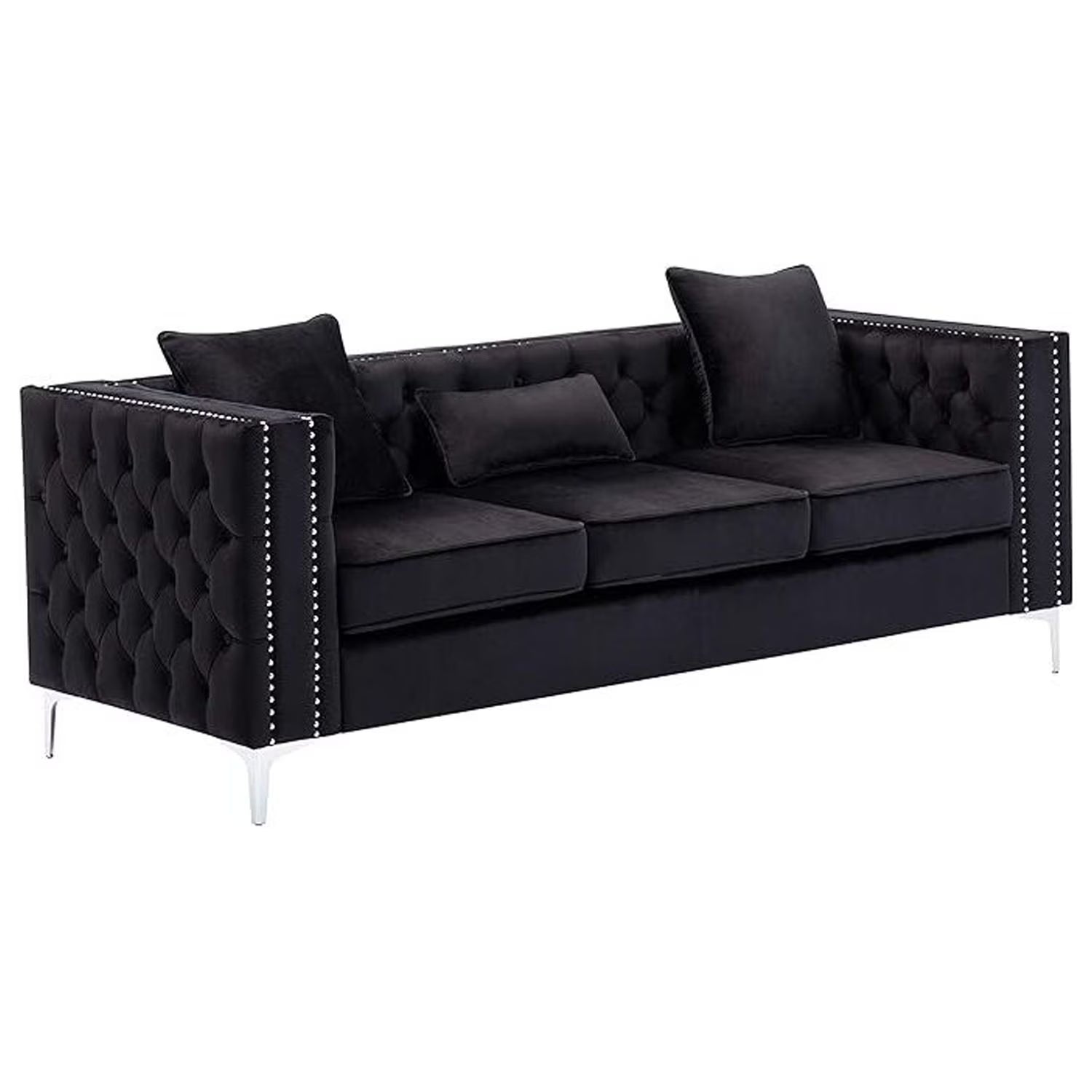 Nordic Haven Velvet Sofa C96258