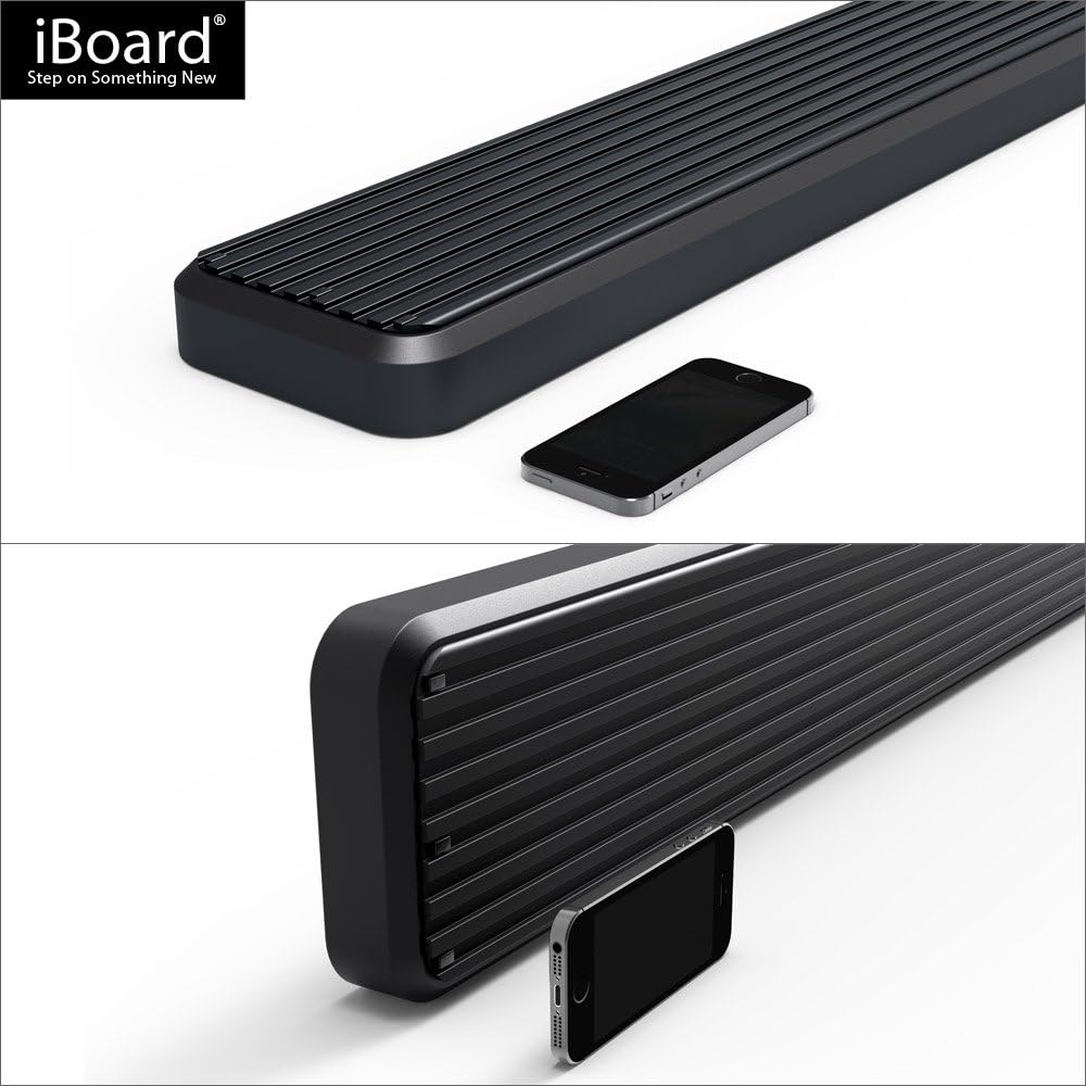 6in Black Running Boards X3706