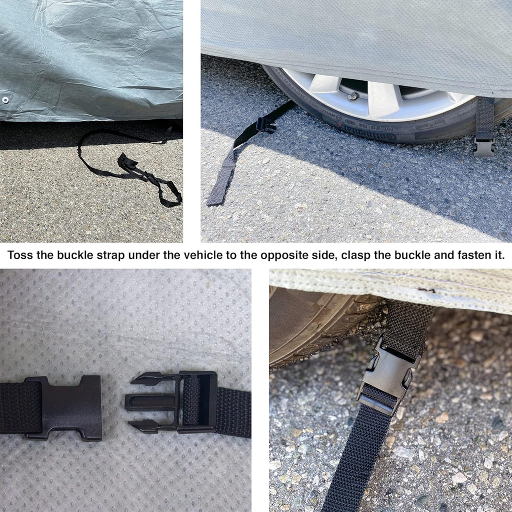 Gray Waterproof Car Cover for Tesla Model 3 A304