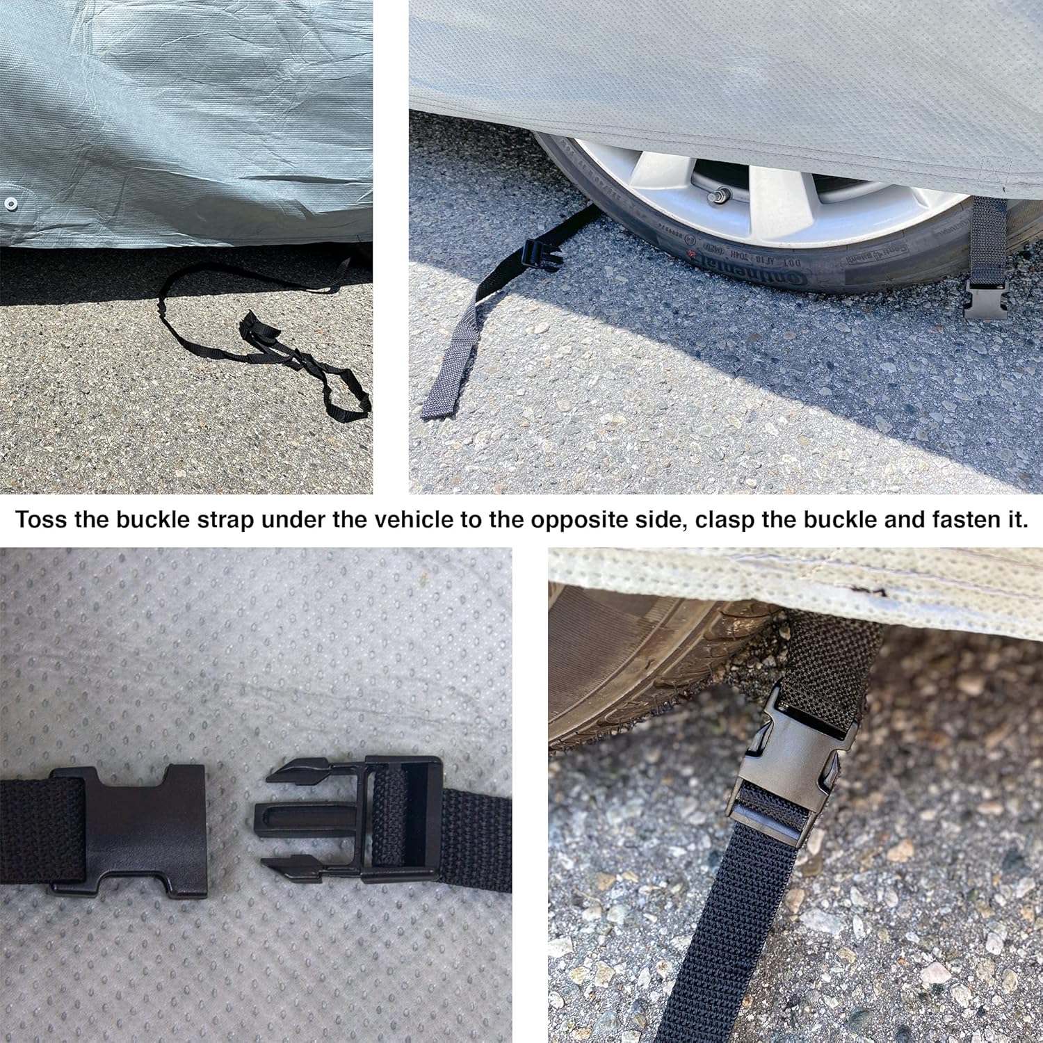 Gray Waterproof Car Cover for Tesla Model 3 A304
