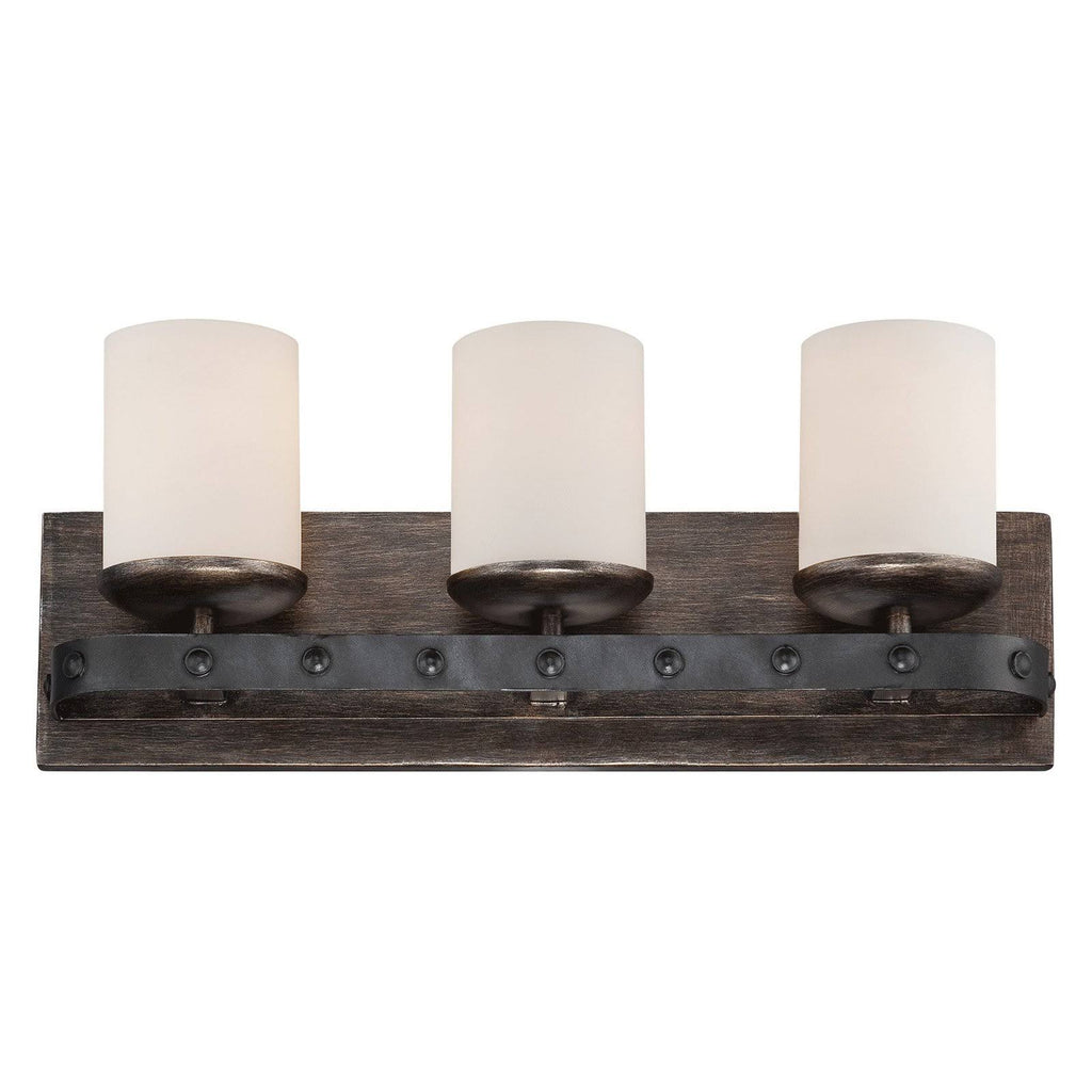 Reclaimed Wood 3 Light Bath Bar B602560