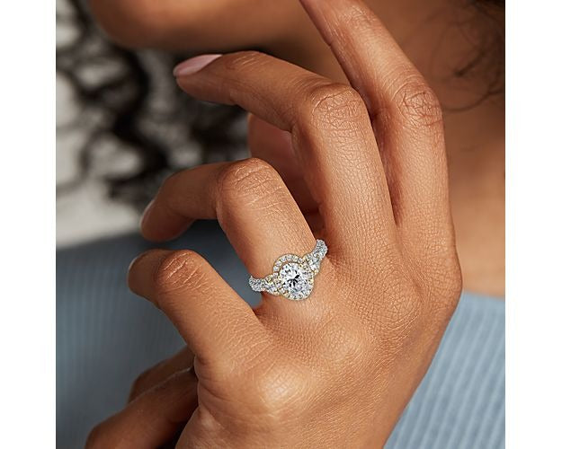 2.00 Carat Oval Cut Real Diamond Solitaire Engagement Ring Solid 14K White Gold Size 7.5 U977718