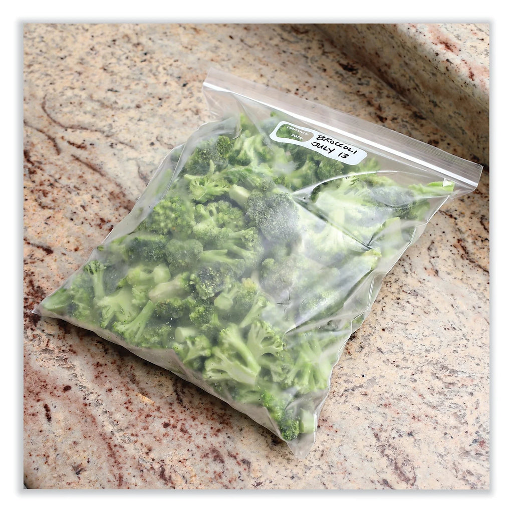 Reclosable Food Storage Bags, 2 gal, Clear, 100/Box V307