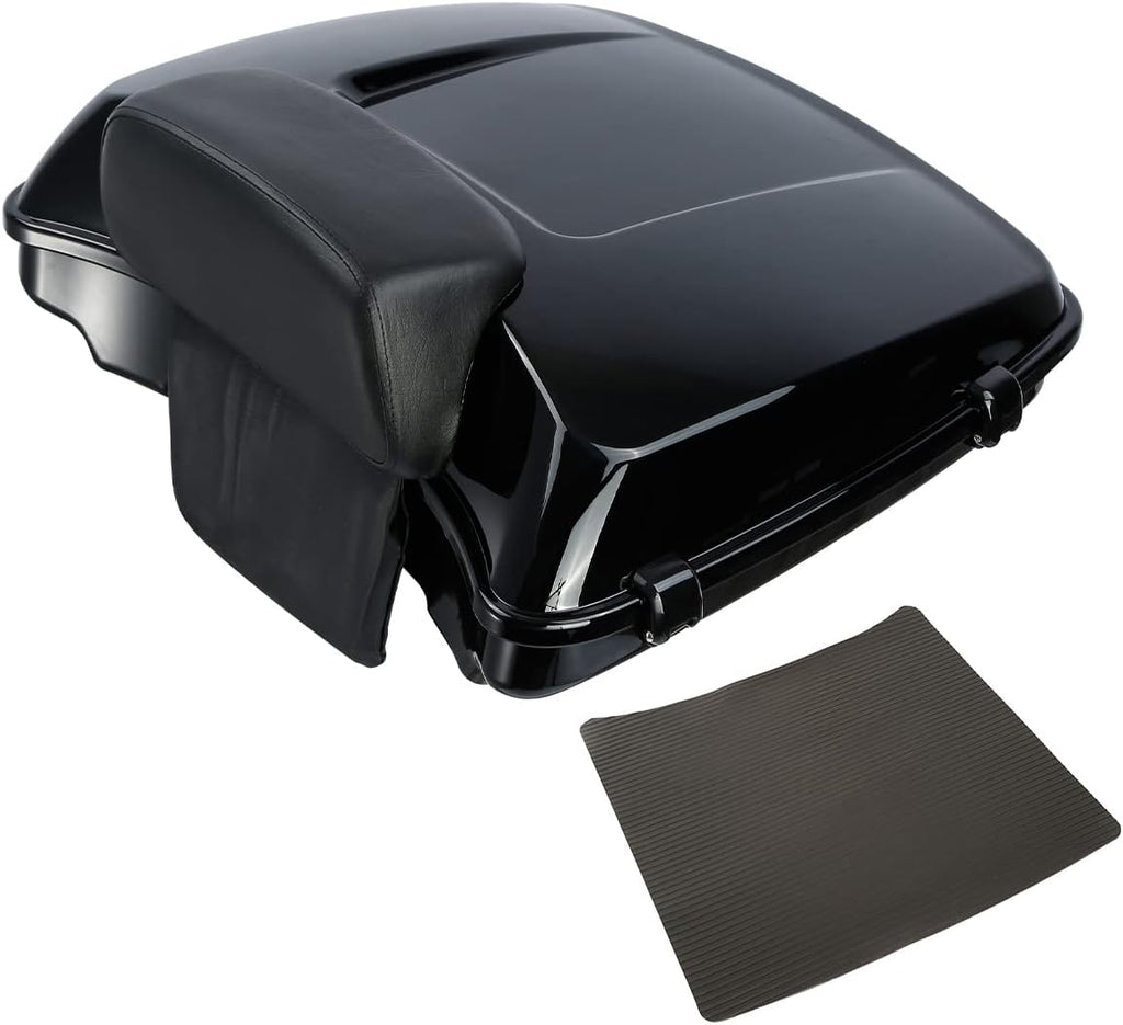 5.5" Tour Pack Trunk with 2-UP Mounting Rack and Backrest V328