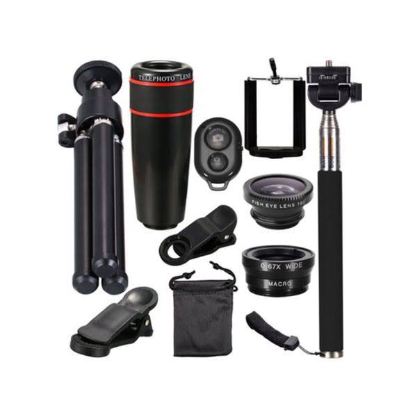 10 in 1 Smart Phone Lens and Selfie Bundle O889426