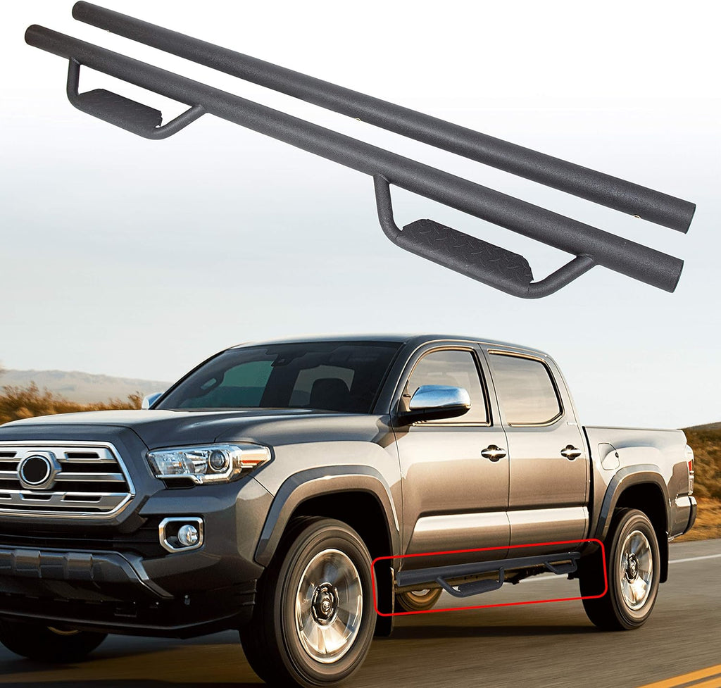 Matte Black Running Board Side Steps W358