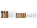 12 x 32 mm 2 ml Clear Borosilicate Large Opening Screw Thread Vial with 9 mm Neck Finish Green Graduation Spot F90469