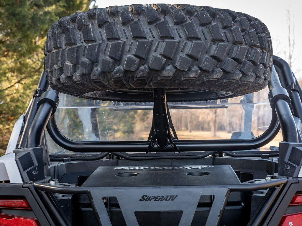 Satin Black Spare Tire Carrier for Polaris RZR PRO XP Z7001