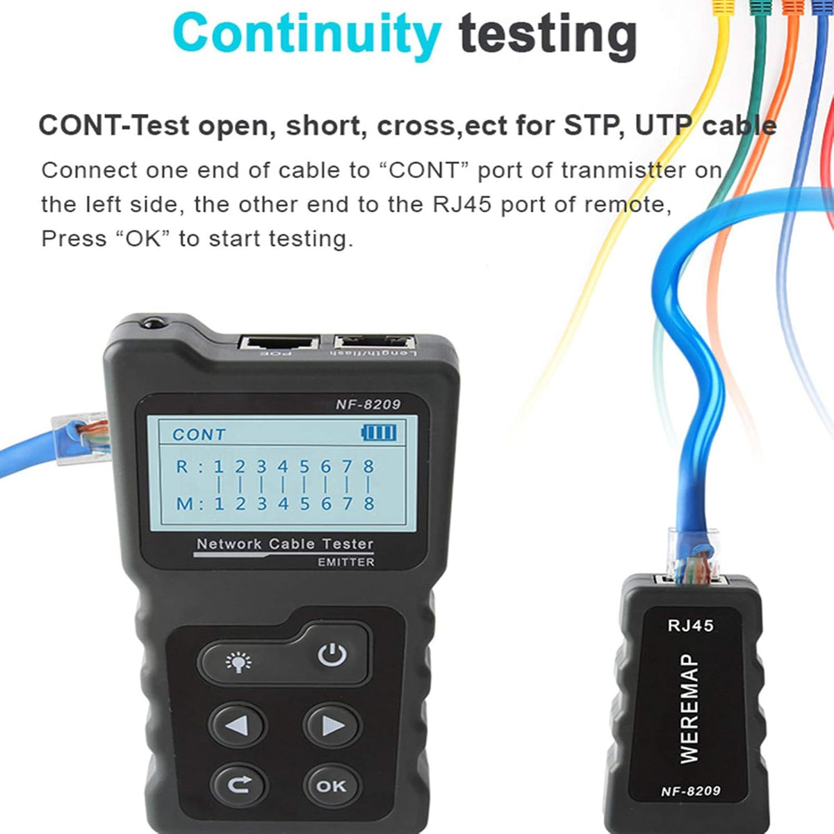 Network Cable Tester with TDR D88665