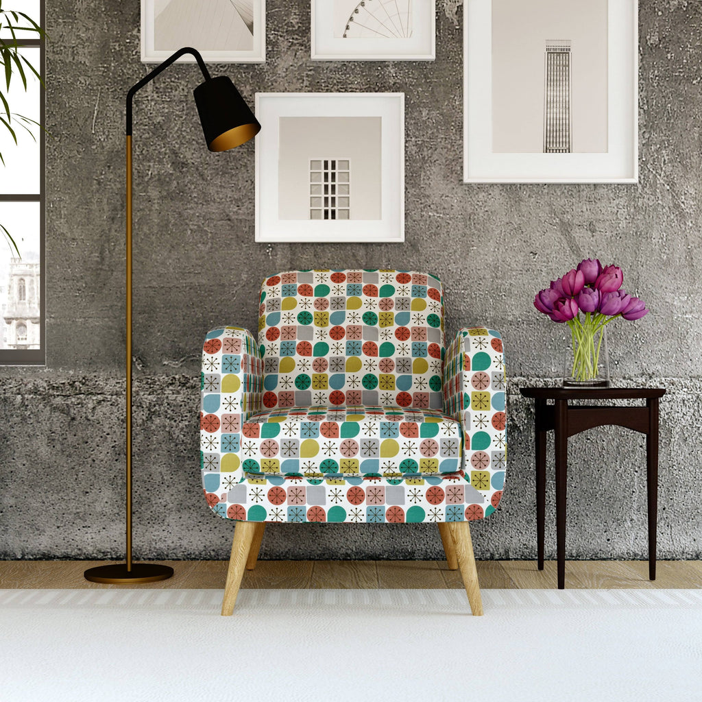 Navy Blue Modern Arm Chair O8174