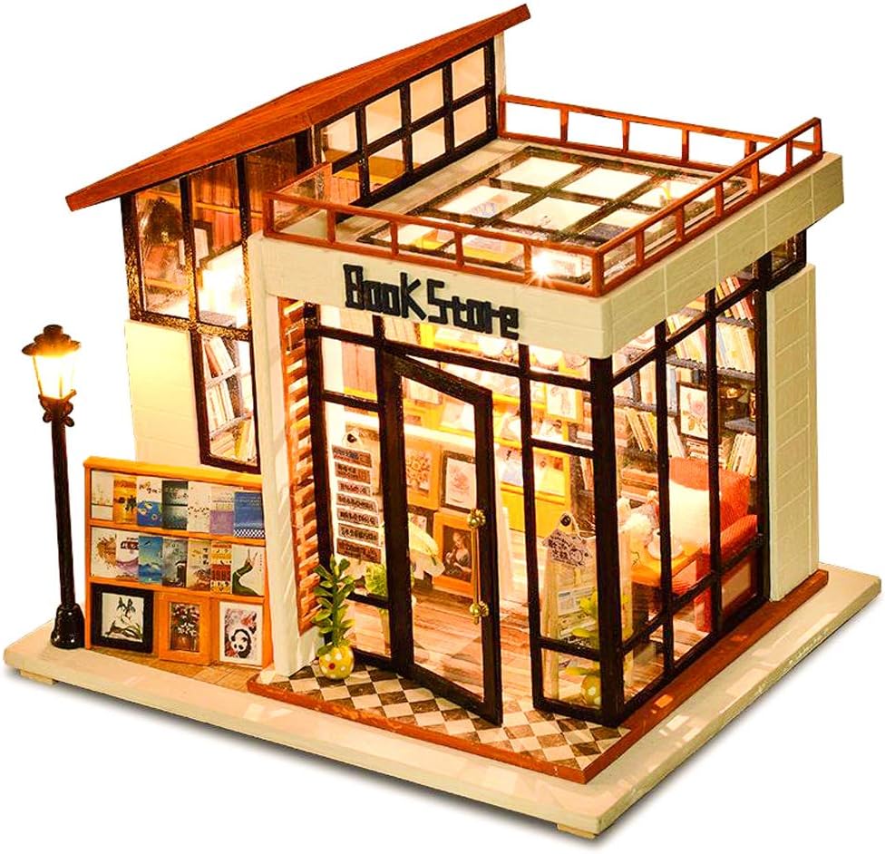 DIY Dollhouse Kit with Furniture, 1:24 Scale A6801