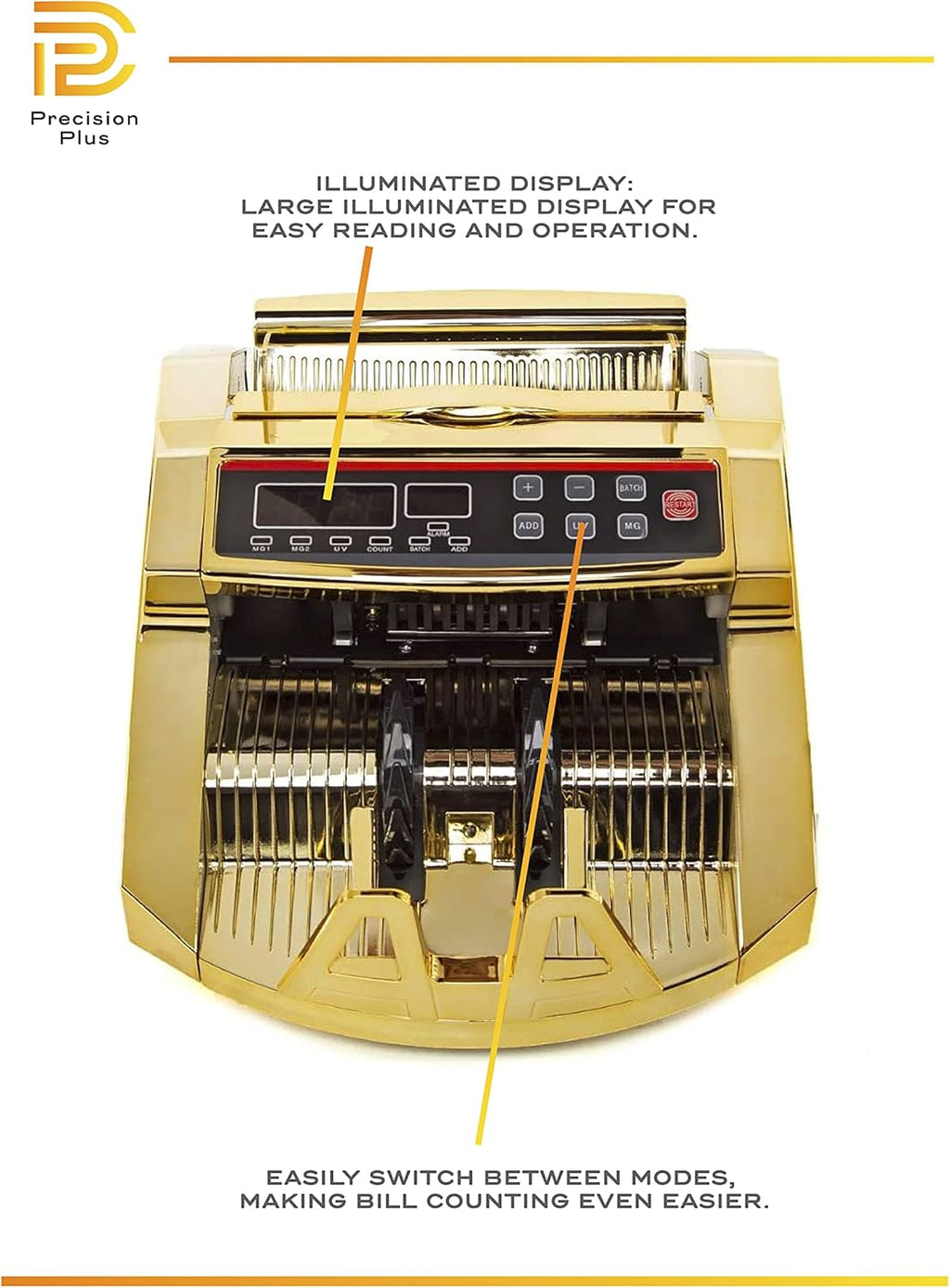 Gold Money Counter Machine with Counterfeit Detection L7111
