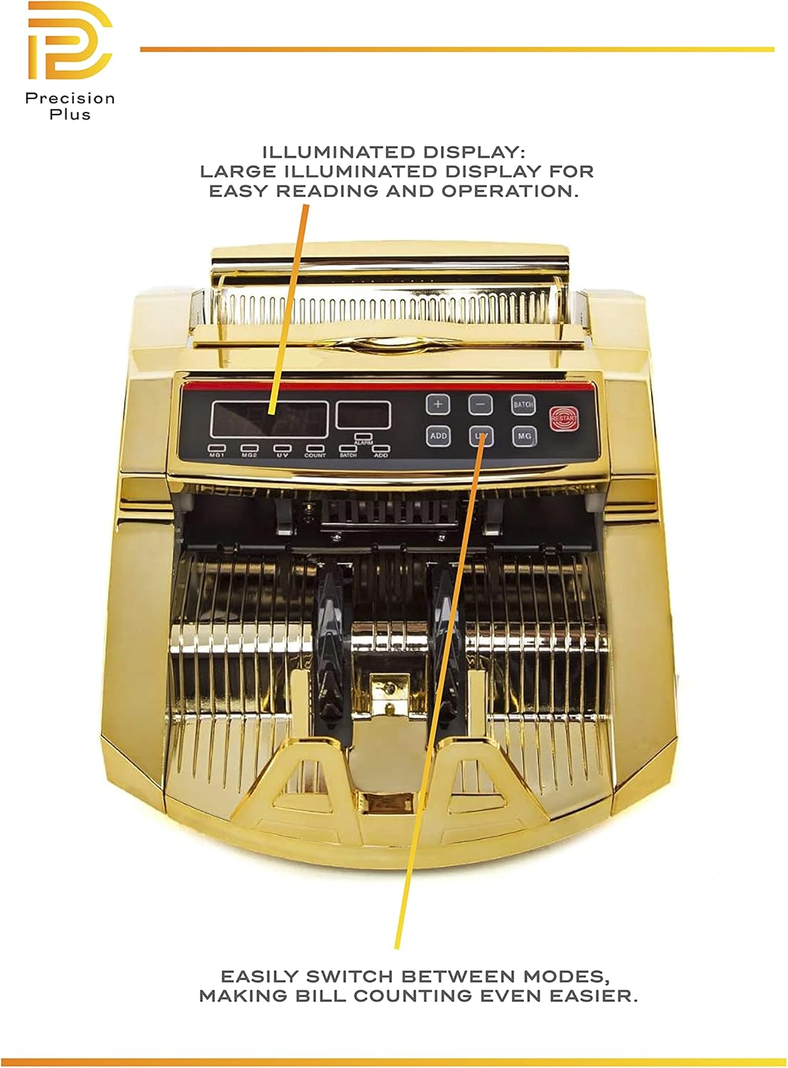Gold Money Counter Machine with Counterfeit Detection L7111