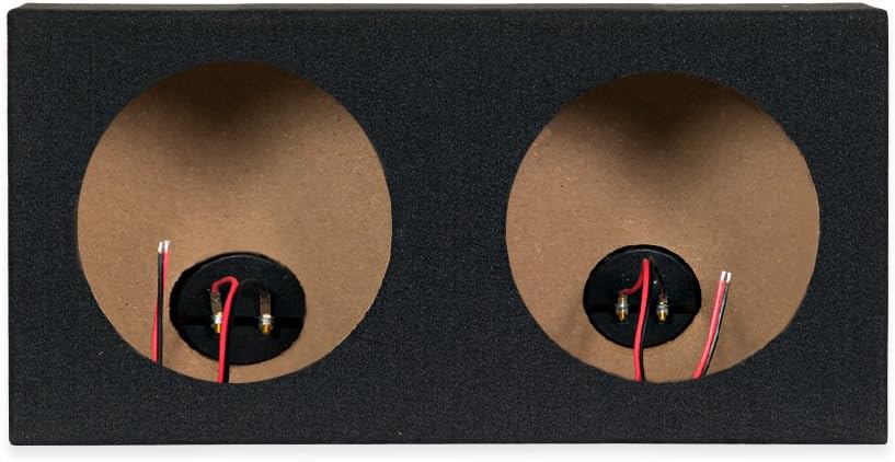 8 Dual Sealed Car Box Speaker Cabinet Pack of 2 Q140606