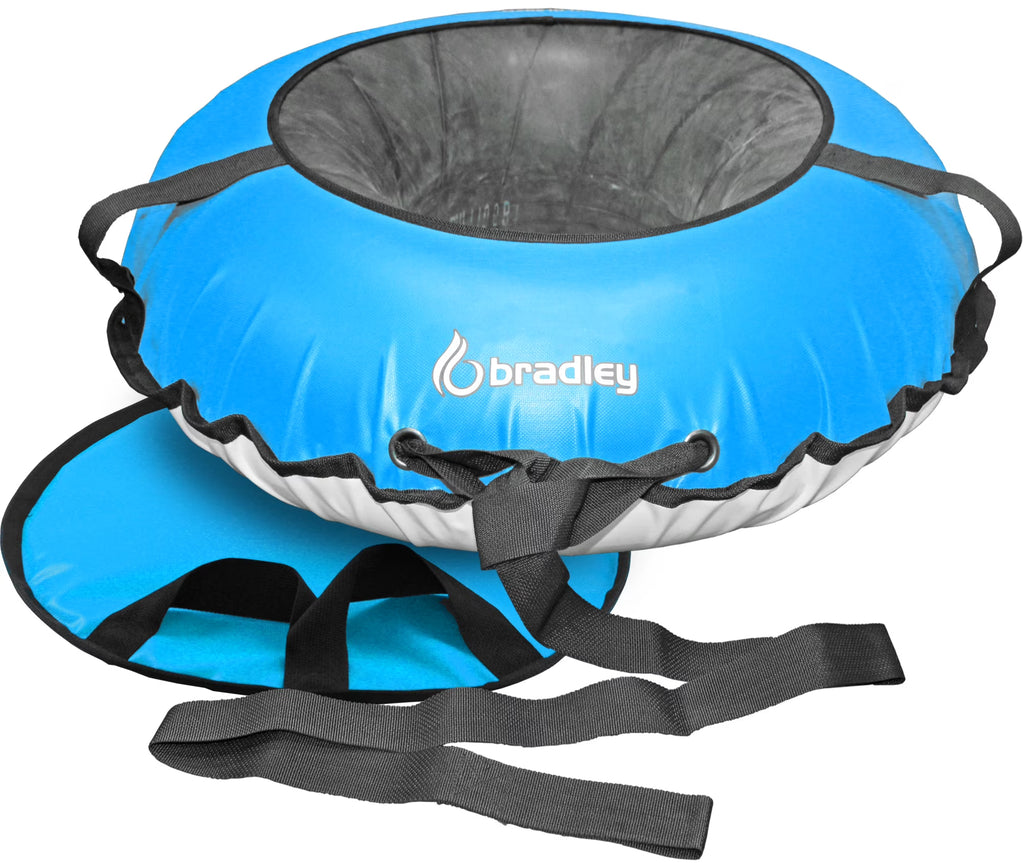 50-Inch Heavy Duty Inflatable Sledding Tubes with Padded Saucer Sled Z98338