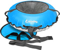 50-Inch Heavy Duty Inflatable Sledding Tubes with Padded Saucer Sled Z98338