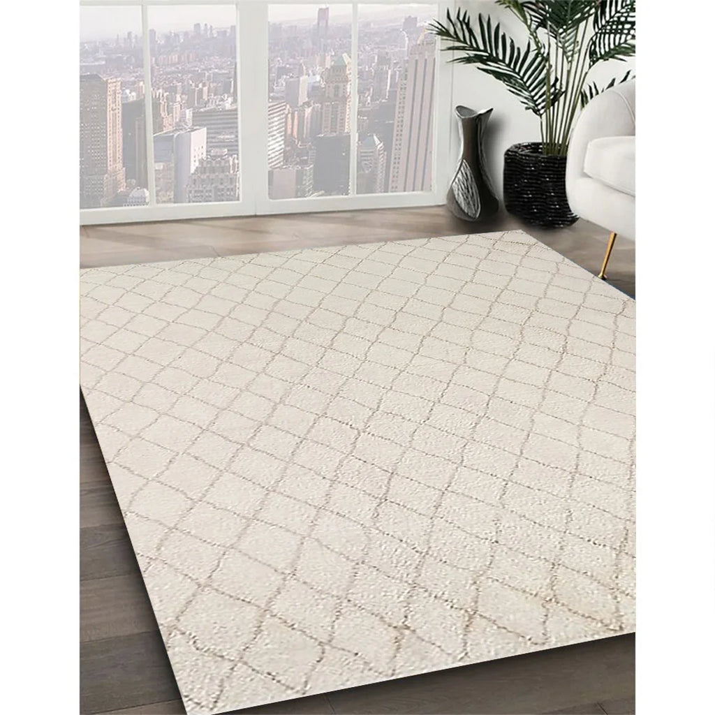 Desert Sand Beige Rectangle Oriental Area Rug, 2' x 5' D503