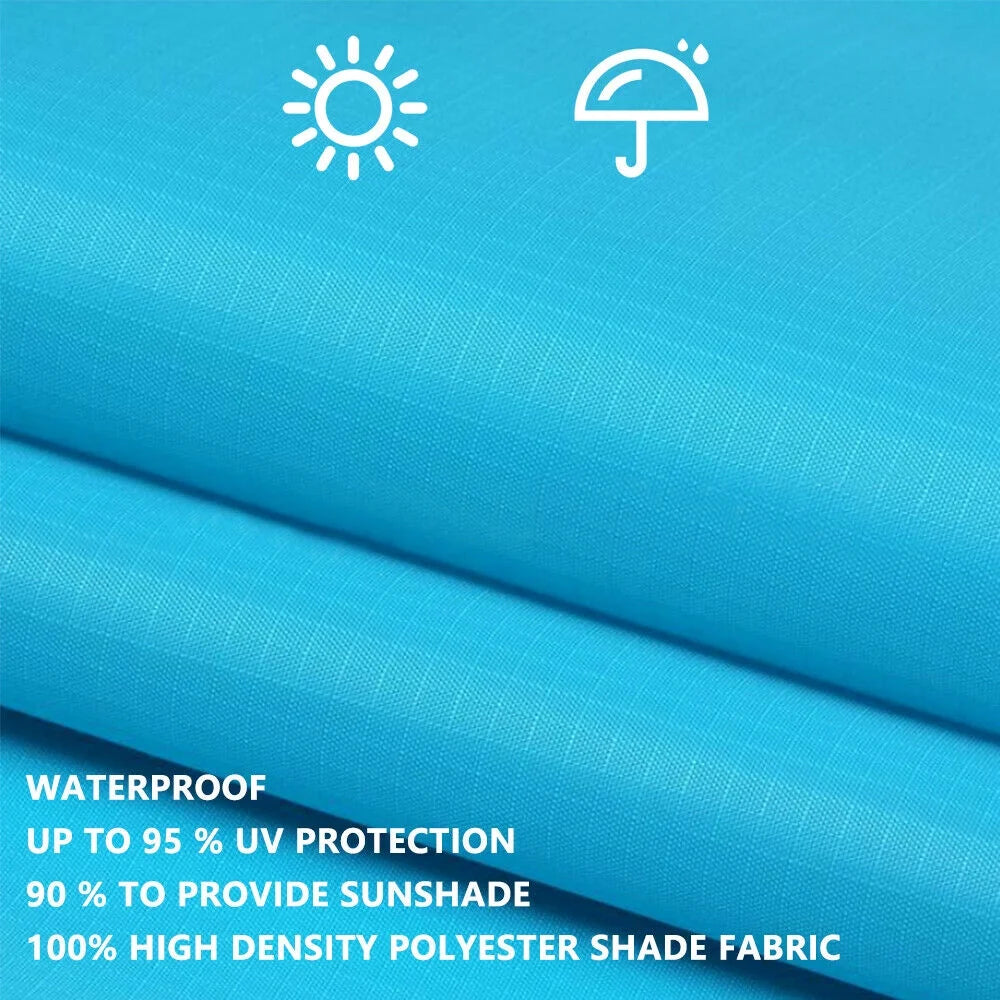 10' x 10' Green Square Sun Shade Sail Canopy F277592