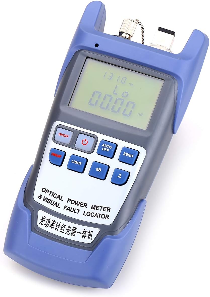 Fiber Optical Power Meter with SC and FC Connector and Visual Fault Locator P855