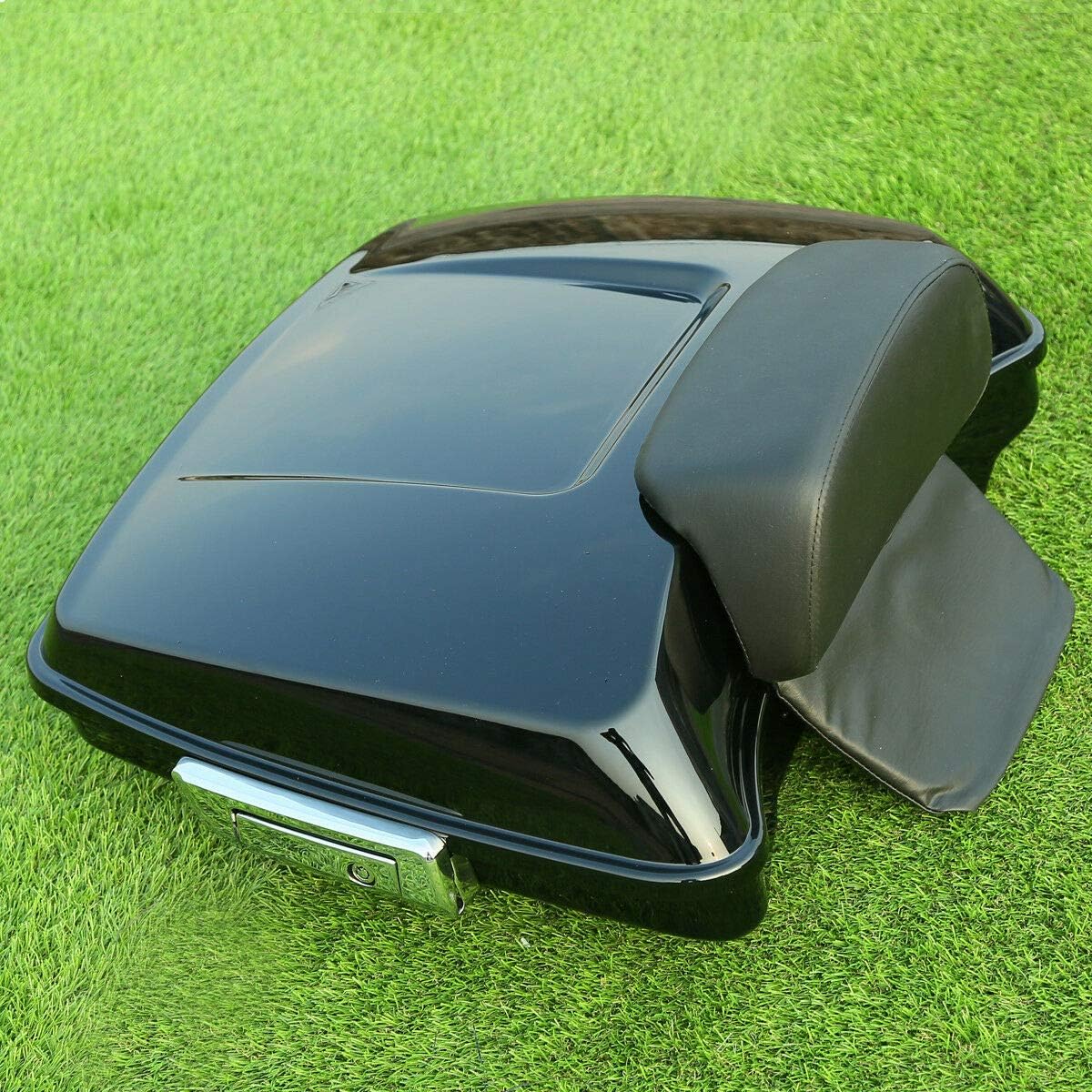 5.5" Tour Pack Trunk with 2-UP Mounting Rack and Backrest V328