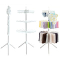 Folding 360° Rotation Clothes Drying Rack Tripod Laundry Hanger Stand A612