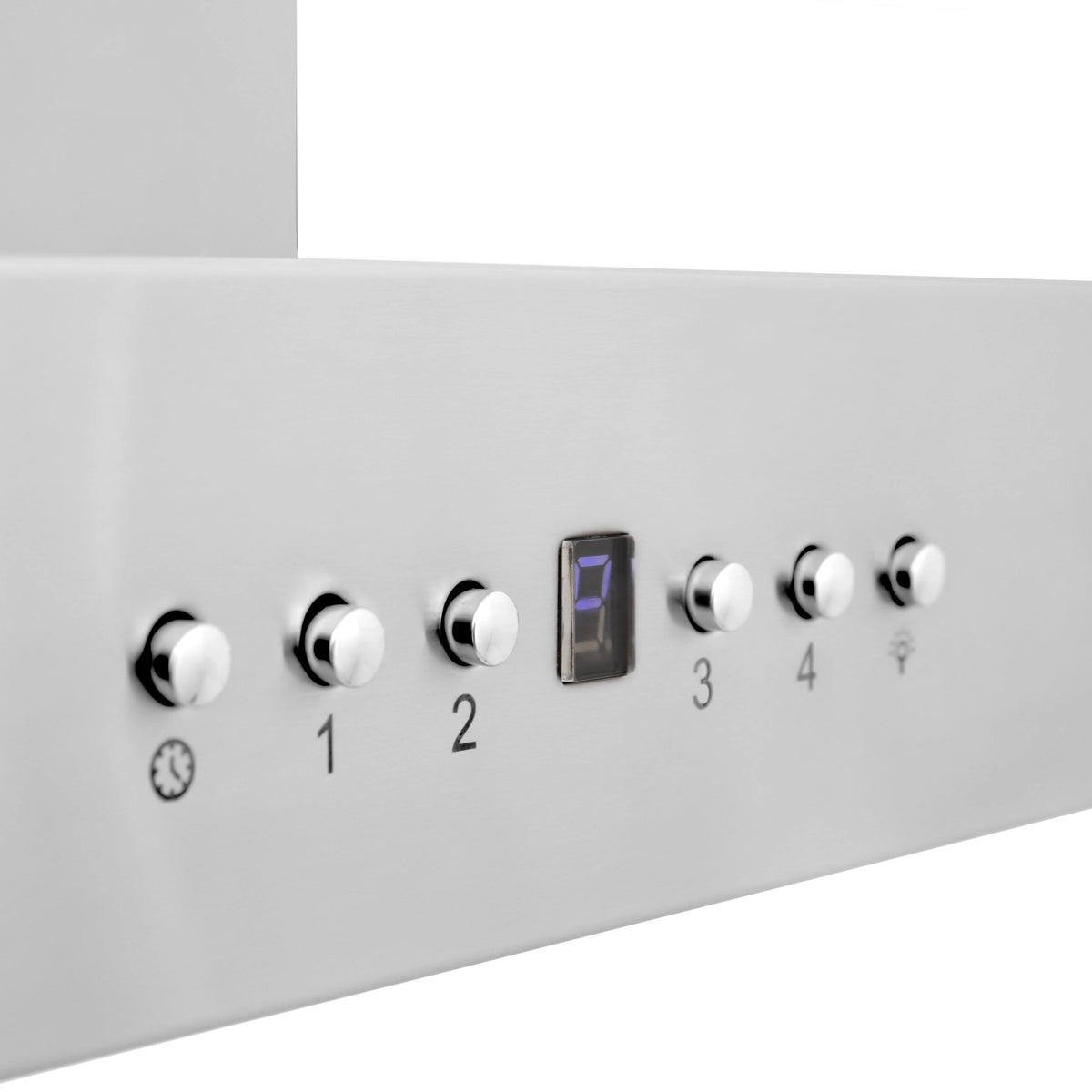 30x22 Wall Mount Range Hood in Stainless Steel with Crown Molding Y9378