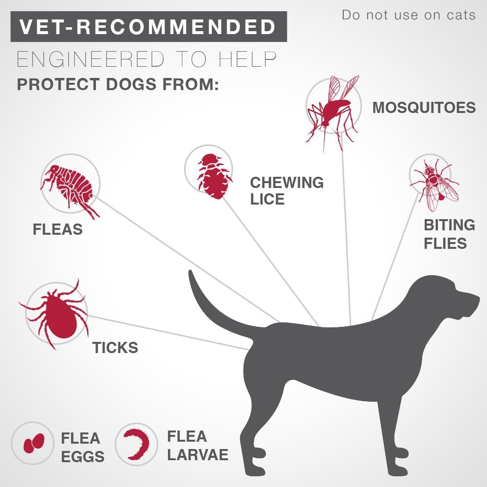 6-Pack Flea and Tick Prevention for Large Dogs M83074