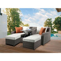 Patio Sofa & Ottoman B70822