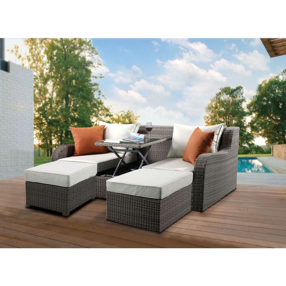 Patio Sofa & Ottoman B70822