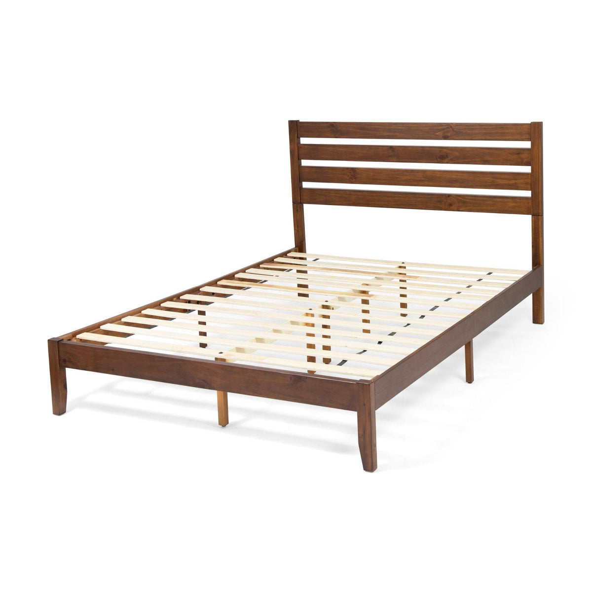 Queen Size Brown Bed Frame P1595