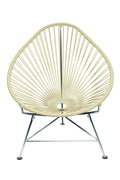 Junior Acapulco Chair Chrome/Ivory U308