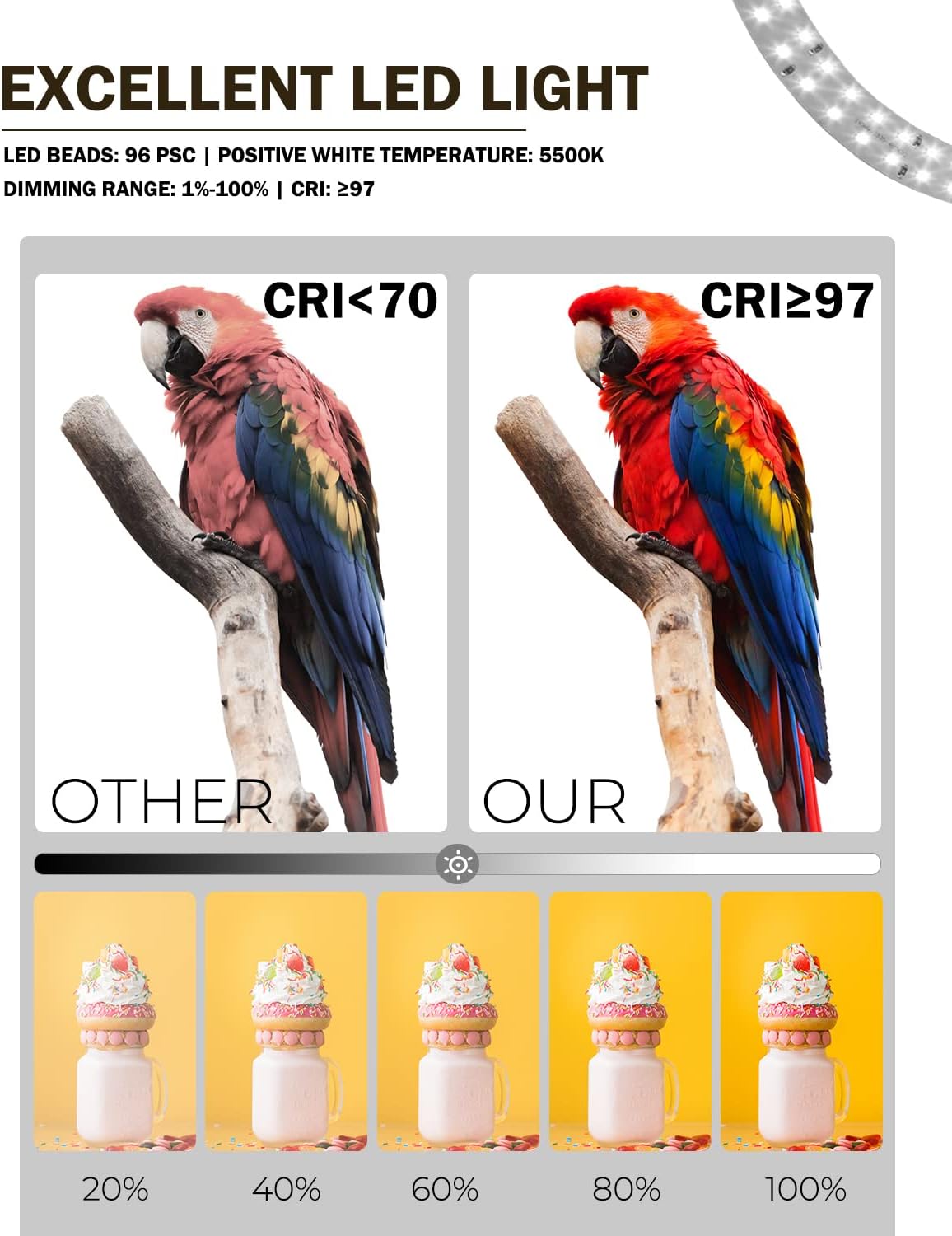 15.8"/40cm Photo Studio Light Box with Led Lights and 12 Colors Backdrops, Pack of 2 V763070