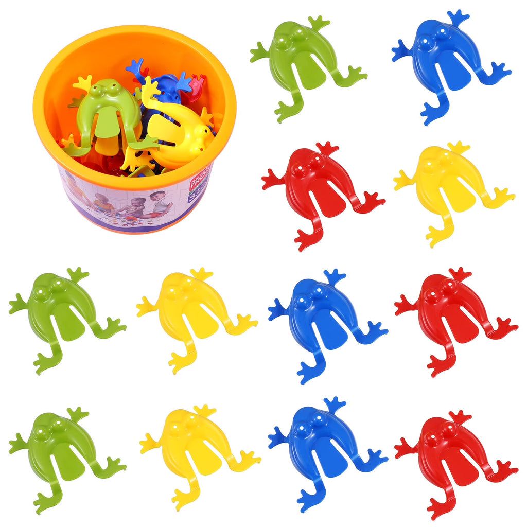 Jumping Leap Frogs Toy with Bucket M8679