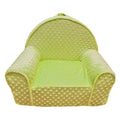 Green Minky Dots Chair E55411