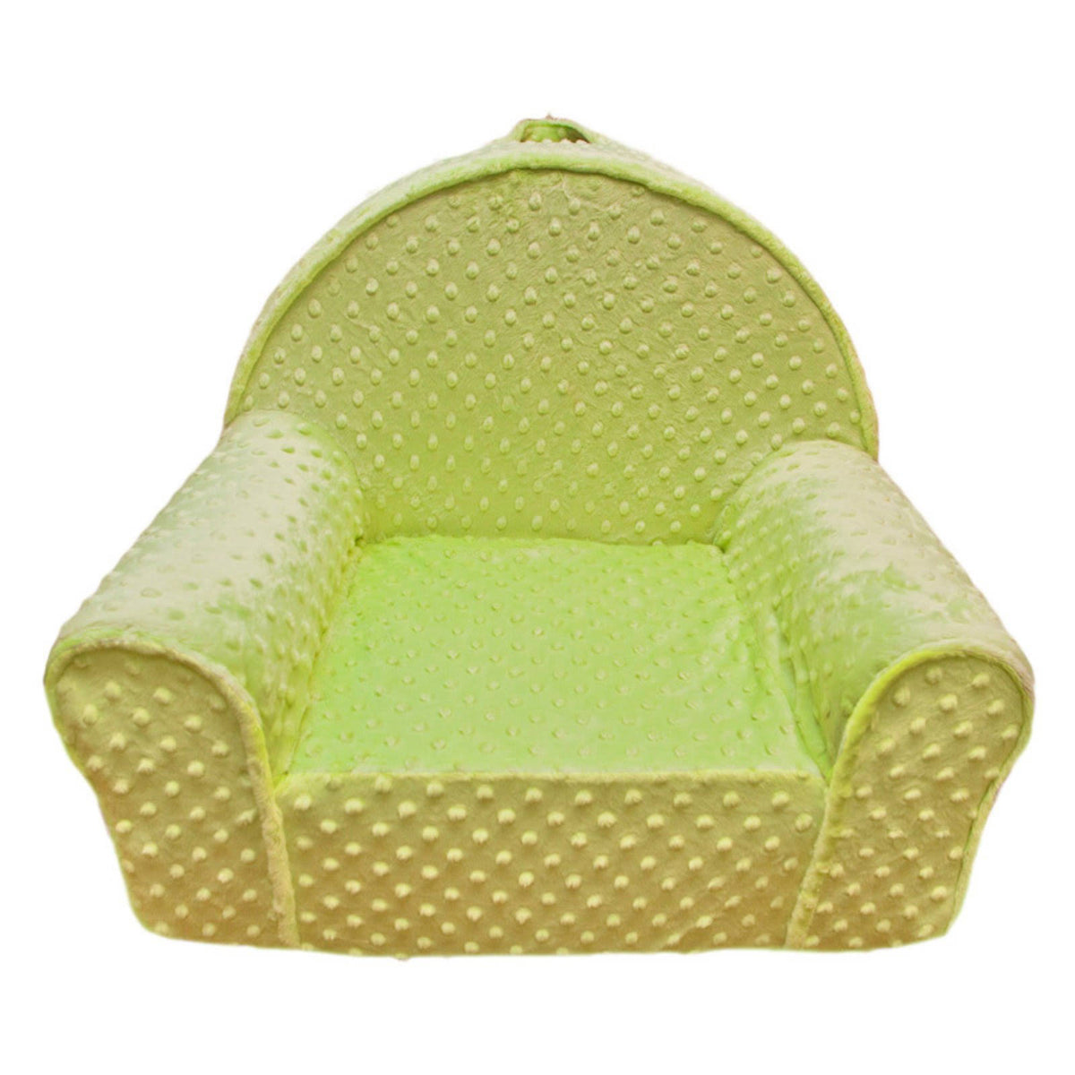 Green Minky Dots Chair E55411