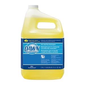 Dawn Dishwashing Detergent, 1 gal, Lemon, PK4 R77332