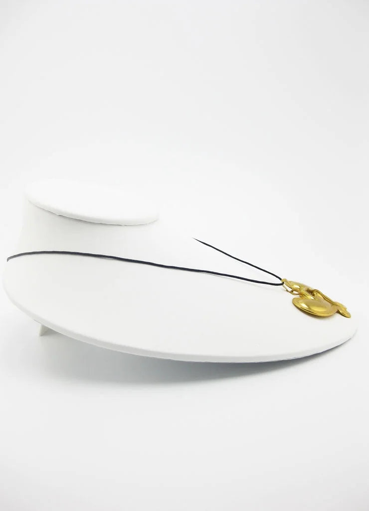 24k Gold Plated Butterfly Pendant Necklace J179